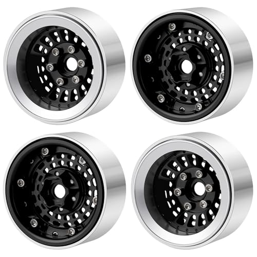 Jantes RC Beadlock 1.9 pour Axial SCX10 et TRX4 - Idéal pour le Franchissement Outdoor