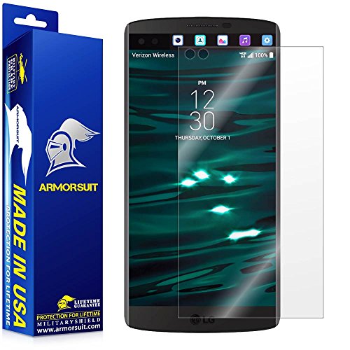 ArmorSuit 2 Pack Screen Protector for LG G V10 Max Coverage MilitaryShield Anti-Bubble HD Clear Film - Made in USA
