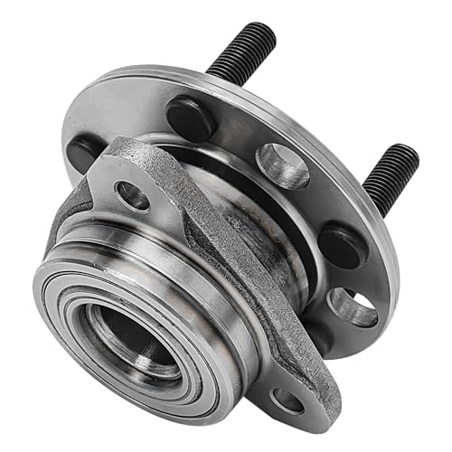 Image of Detroit Axle - 2 Front Wheel Bearing Hubs for Chevy Cavalier Skyhawk Firenza Cadillac Cimarron Pontiac J2000 Sunbird, Wheel Bearing and Hubs Assembly Replacement Pair Hubs