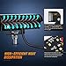 Nilight Side Shooter LED Pods 2PCS 6.5 Inch 60W Flood Spot Beam Combo Light Bar LED Fog Driving Lighting Work Lamp for Truck ATV UTV Boat