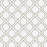 Surface Style - Peel and Stick Wallpaper, Geometric Wallpaper for Bedroom, Powder Room, Kitchen, Self Adhesive, Vinyl, 30.75 Sq Ft Coverage (Curveball Collection, Platinum)