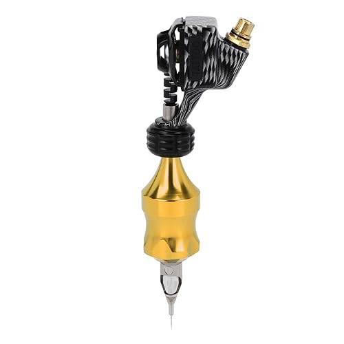 Máquina rotativa de tatuaje, interfaz RCA, motor de aleación electro galvanizada, máquina de tatuaje con cable de clip, máquina de tatuaje rotativa