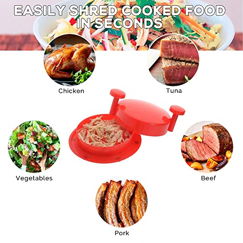 KAPUNI-Chicken-Shredder-Tool-Twist-Meat-Shredder-Tool-Chicken-Shredding-Tool-Chicken-with-Handles-and-Non-Skid-Base-Suitable-for-Pork-Beef-and-Chicken-Red