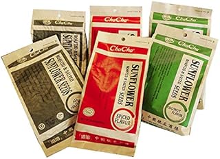 Chacha Sunflower Roasted and Salted Seeds Special Package (3 Flavors X 2 Bags) 250g X 6 Bags