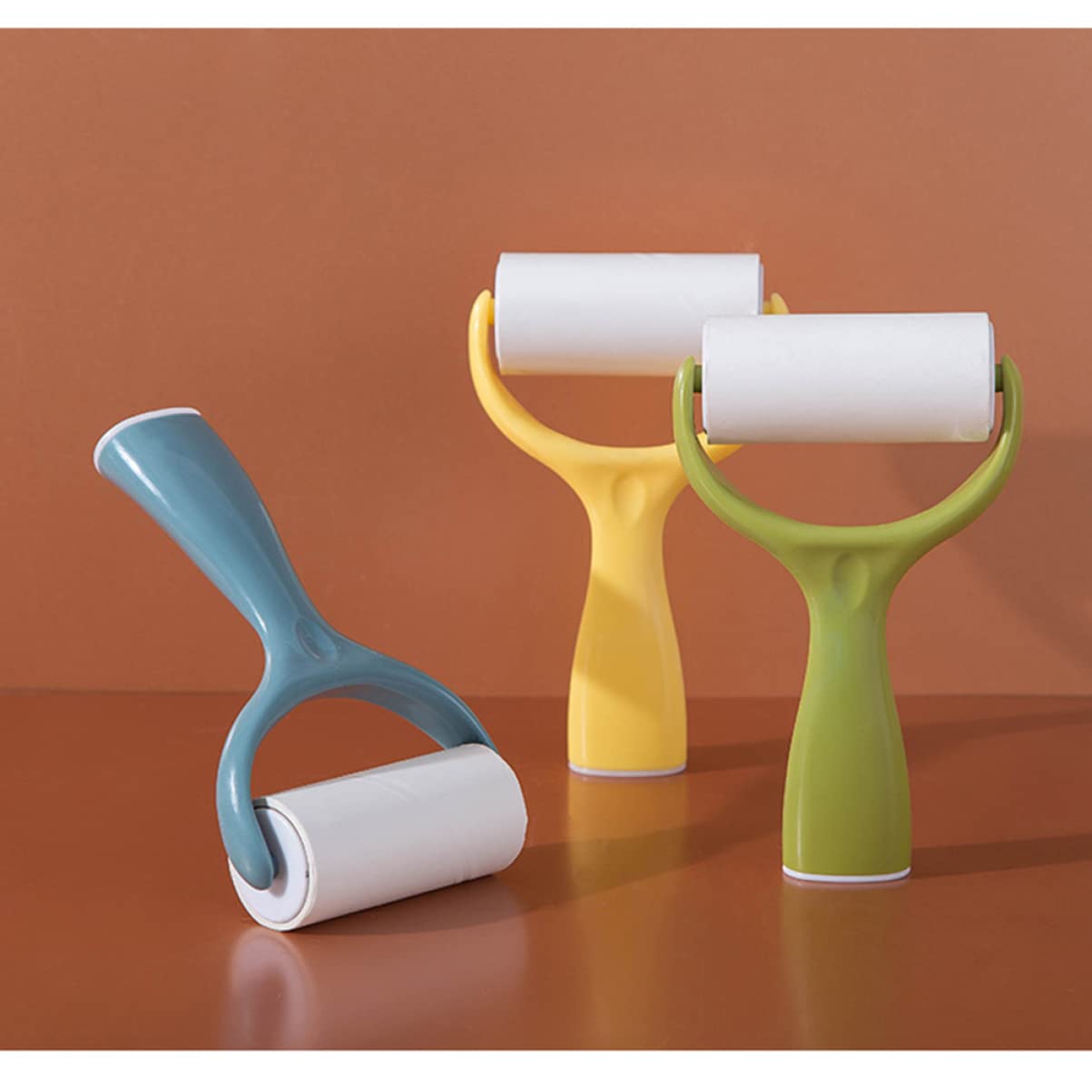 Mipcase 2 Juegos Cepillo para Polvo Rodillo De Color Sólido Removedor De Pelo Cepillo De Polvo Familiar