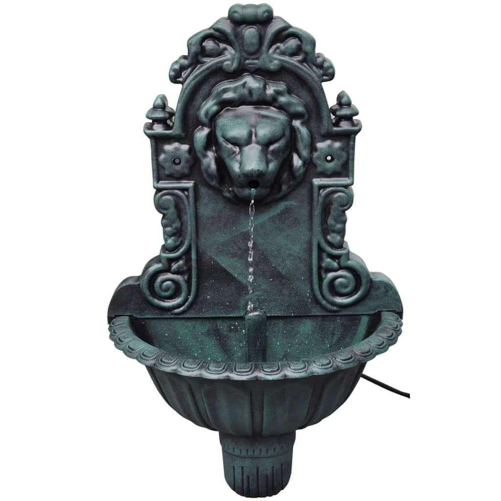 vidaXL Fuente de Pared Cabeza de león