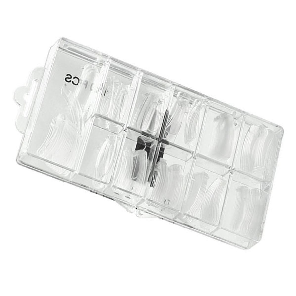 100pcs Acrylic Nail Tips Form Reusable for Salon