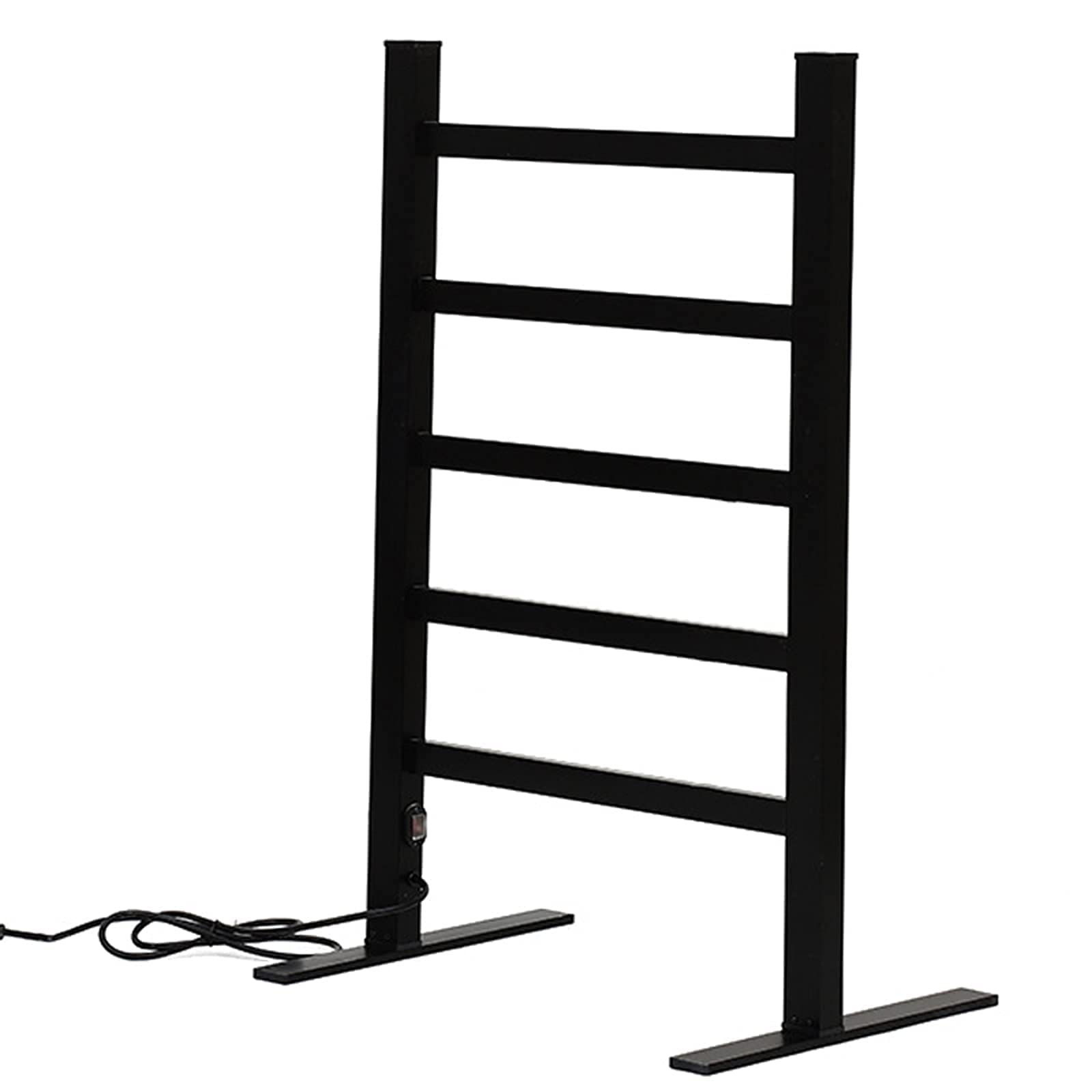 SDGF-YTR Black Freestanding Towel Warmer, Portable Electric Heated Towel  Drying Rack, 5 Square Bar Aluminum Alloy Heated Towel Rail Radiator for  Bathroom, 500X110x800mm : Amazon.co.uk: Home u0026 Kitchen