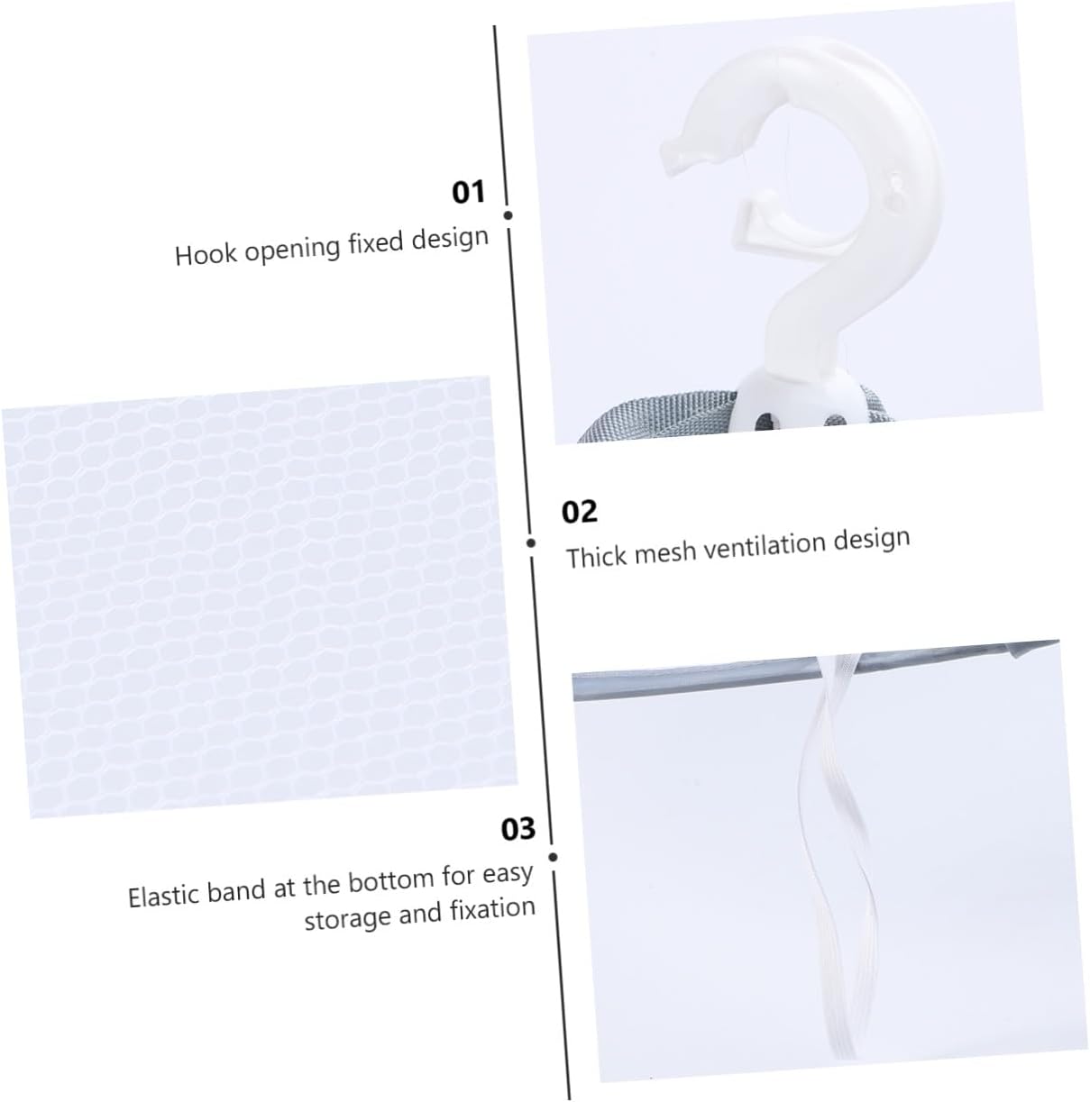 3pcs Clothes Drying Basket Set, Household Hanging Mesh Nets for Sweaters and Socks, Single to Triple Layer Flat Drying Racks for Indoor Laundry Organization