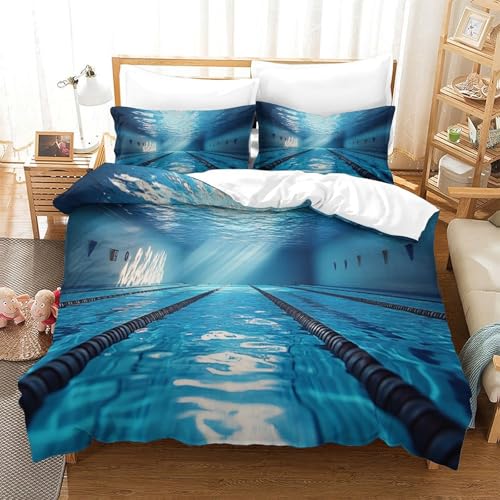 Housse de couette super king size lit double imprimé tropical