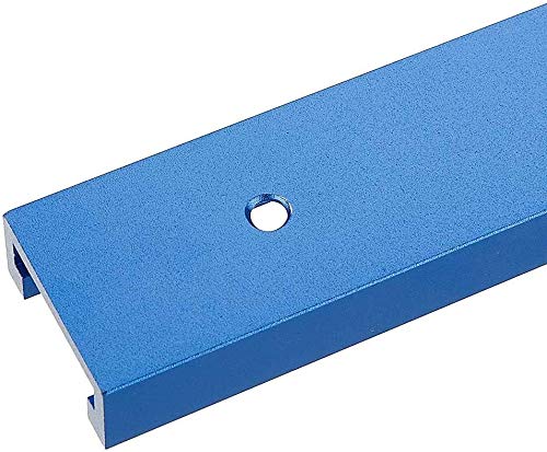 Fafeicy 1000mm Gehrungsschienenlehre, Aluminium T-Schienen T-Schlitz-Gehrungsschienenlehre Werkzeuge, für die Holzbearbeitung Frästisch, T-Schraube (1000MM)