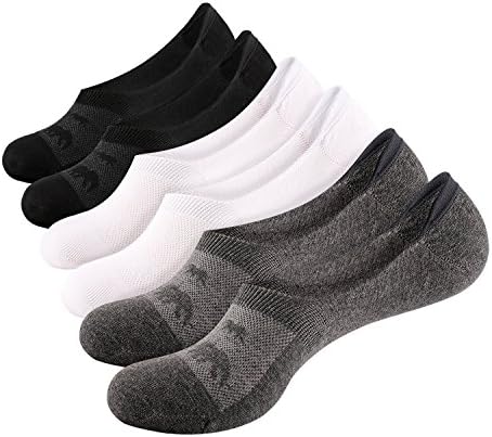 No Show Socks for Men - Low Cut Socks Invisible Loafer socks Casual Cotton Non-slip Liner 6-15 Packs