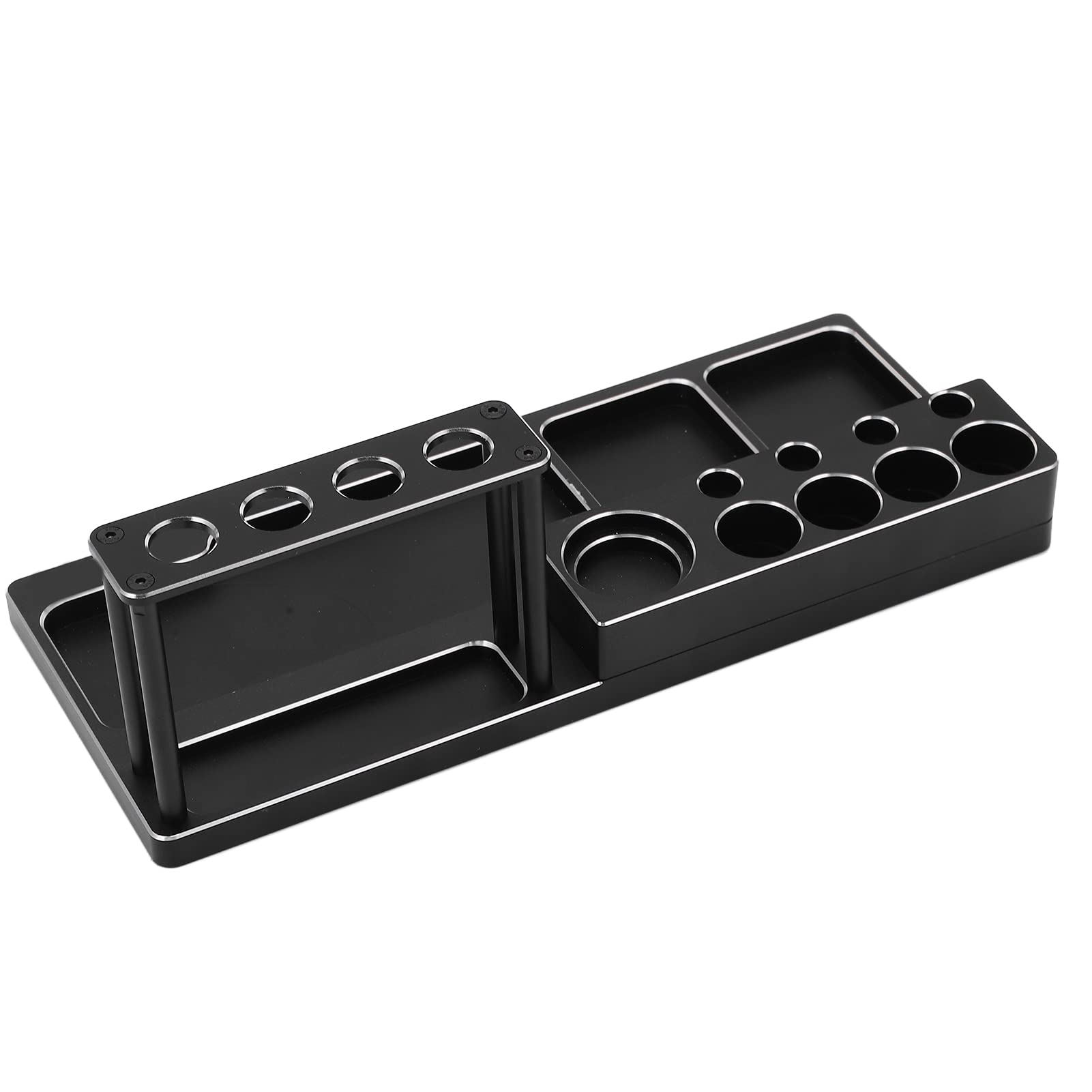 Soporte organizador multifuncional universal para herramientas de coches RC, ideal para la reparación de piezas de coches de control remoto.
