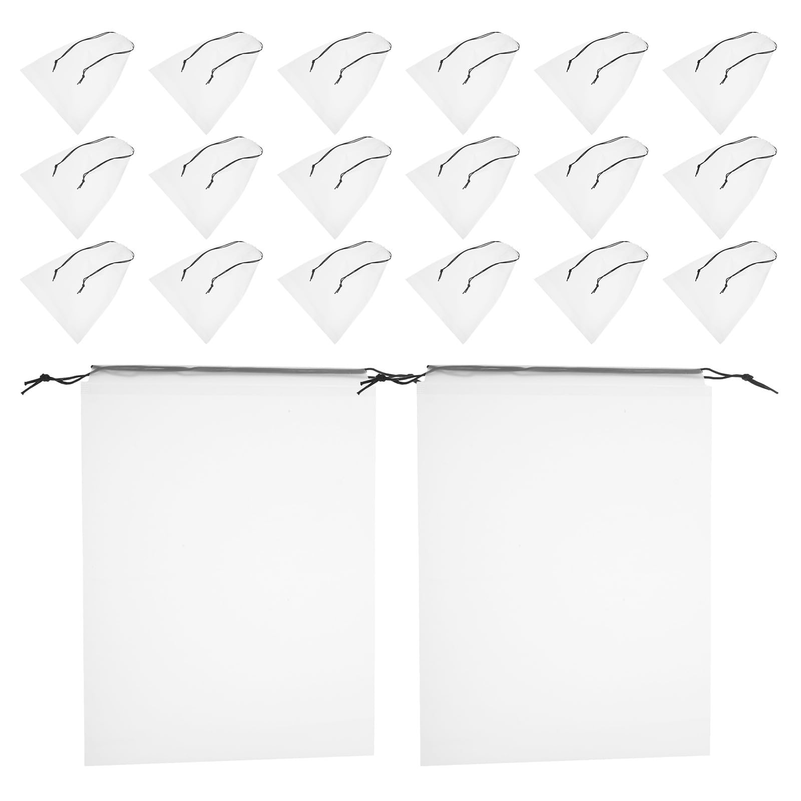 Borse per Scarpe da Viaggio, Organizer Valigia Pe Bianco 40pezzi | Scarpe da Viaggio, Borsa Riporre Scarpe, Buste in Casa, Separa Calzature, Cordino, Portatile