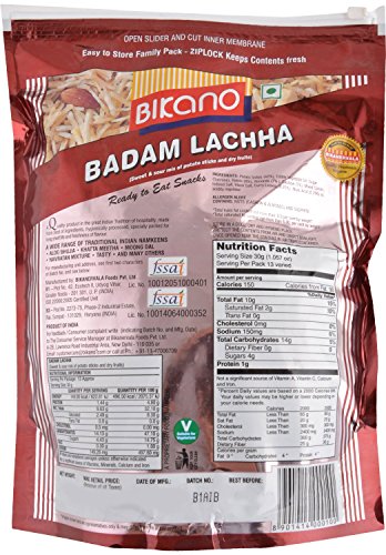 Image of Bikano Badam Lachha, 400g Pouch