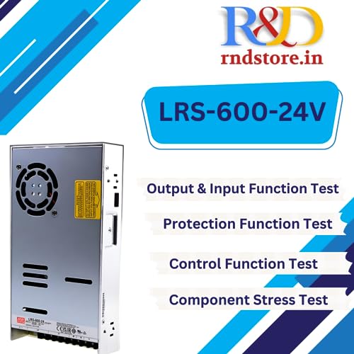 Image of R&D Meanwell SMPS LRS-600-24 Power Supply (24v-600w) for Industrial Automation Machinery