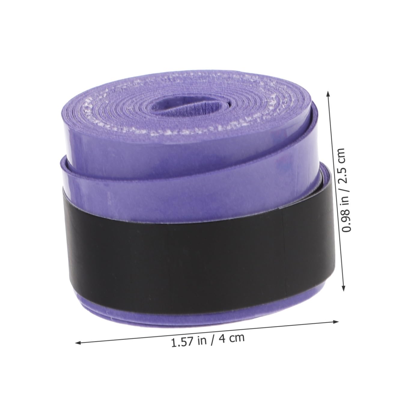 ibasenice Fascia Fasce per Racchette Assorbenti Il ​​Sudore Overgrip per Racchette da Badminton Rifornimenti di Supporto Nastri per Racchette Multifunzione Viola,Porpora Pu