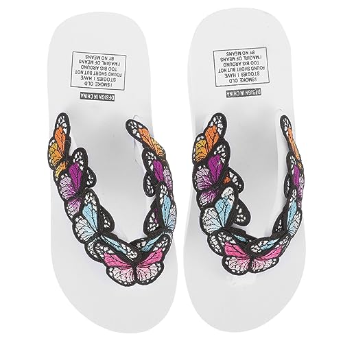 BESPORTBLE 1 Par Sandalias de Mujeres con Antideslizante y Cómodo Plataforma con Tacón Hogar