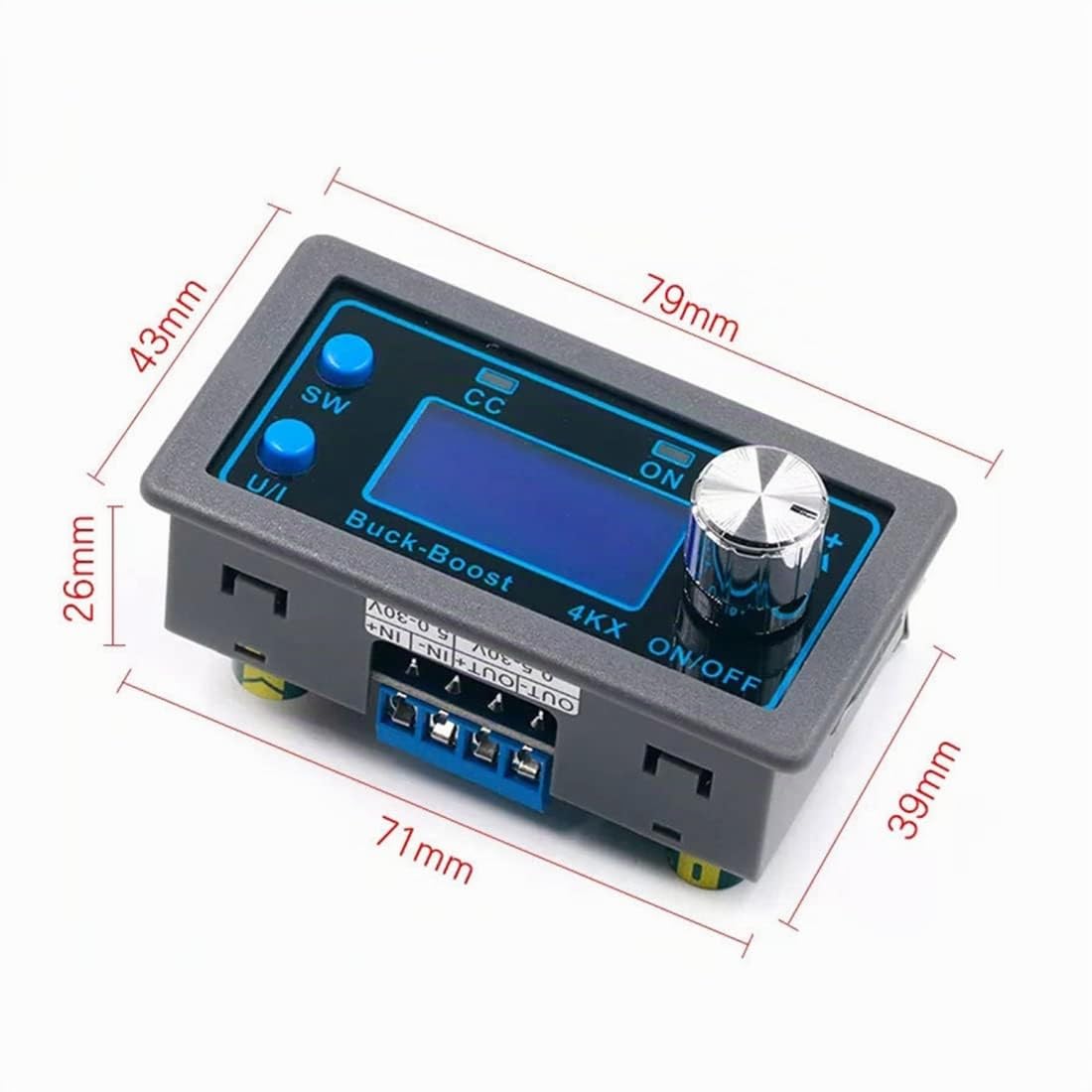 DC DC Buck Boost Converter CC CV 0,5-30 V 4 A 5 V 6 V 12 V 24 V Leistungsmodul Einstellbares Geregeltes Labornetzteil, 500292216
