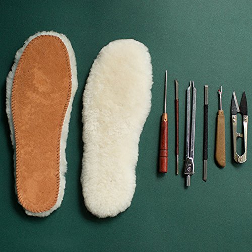 Image of Australian Sheepskin Insoles,Thick and Warm Wool Insole,Women Men Replacement Insole (5 M US Women)