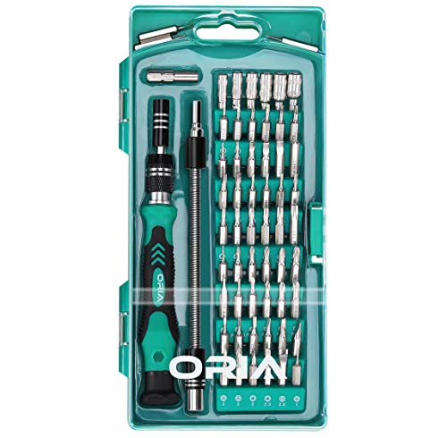ORIA Precision Screwdriver Kit, 60 in 1 with 56 Bits Screwdriver Set, Magnetic