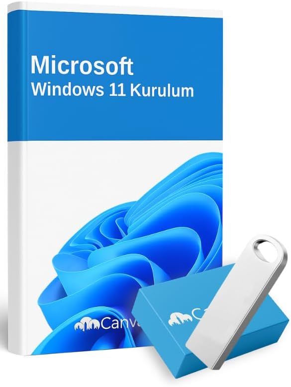 Canvass Windows 11 Professional Kurulum USB ve Etkinleştirme Lisa...