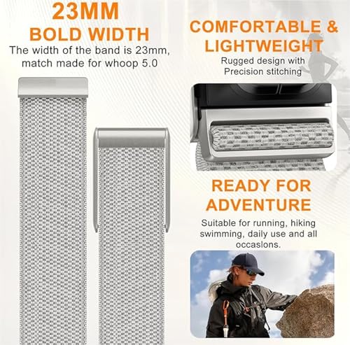 Image of Sport Breathable, Durable Strap Compatible with Whooop 5.0 One & Peak