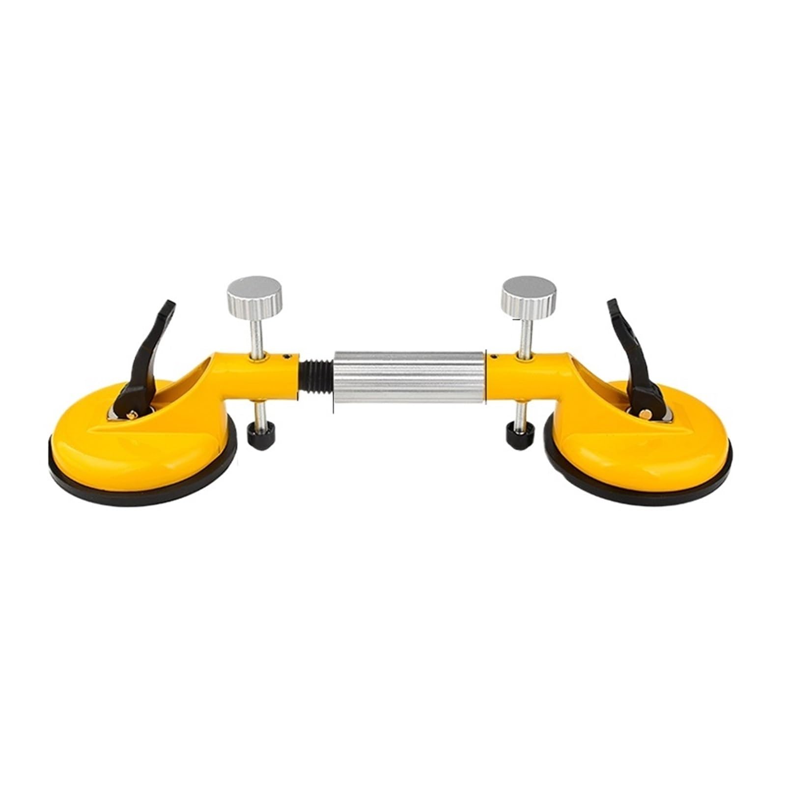 Zxzzas Set 1 Vacuum Suction Cup, Seamless Stone Seam Setter Heavy Duty Dual Vacuum Suction Cup Leveling Setter Professional Countertop Installation Seaming Tool(Set 1)