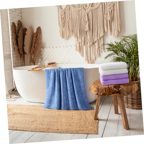 Toallas de baño de microfibra de tacto suave y acabado premium para spa 6