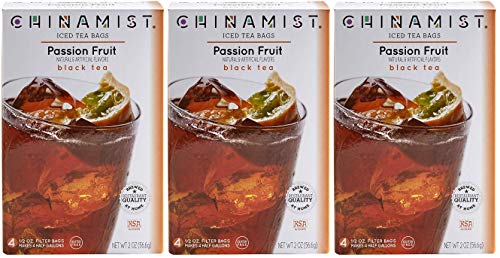 China Mist, Passion Fruit Black Tea Bags for Iced Tea, (3 Pack) - //coolthings.us