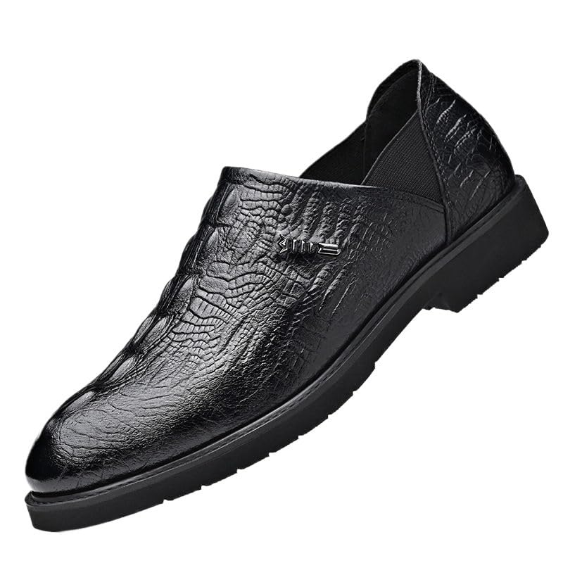 Men Formal Shoes Non Slip Low Top Anti-Slip Wedding Breathable Slip-on Pu Leather Classic
