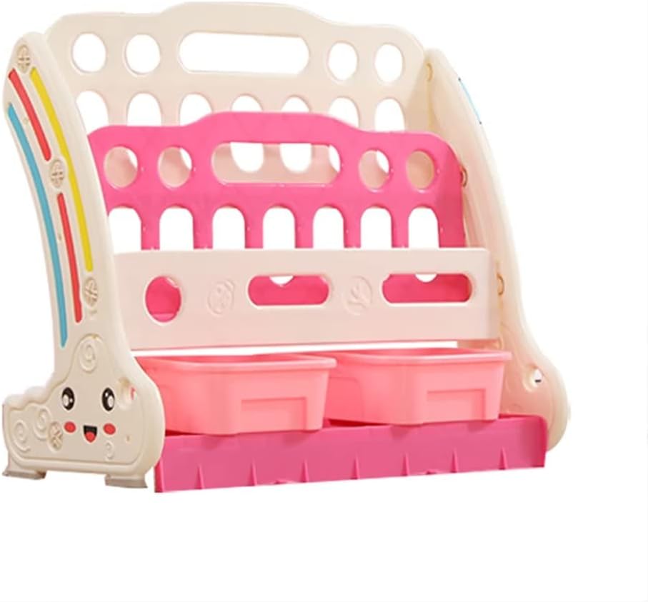 子ども用 絵本棚 おもちゃ収納ラック キッズ 収納 玩具ラック 子供 本棚 玩具入れ プラスチック製 大容量 組み立て簡単 可愛い 倒れ防止 小物入れ おしゃれ ベビー 子供用 プレゼント 入園 21高い素材