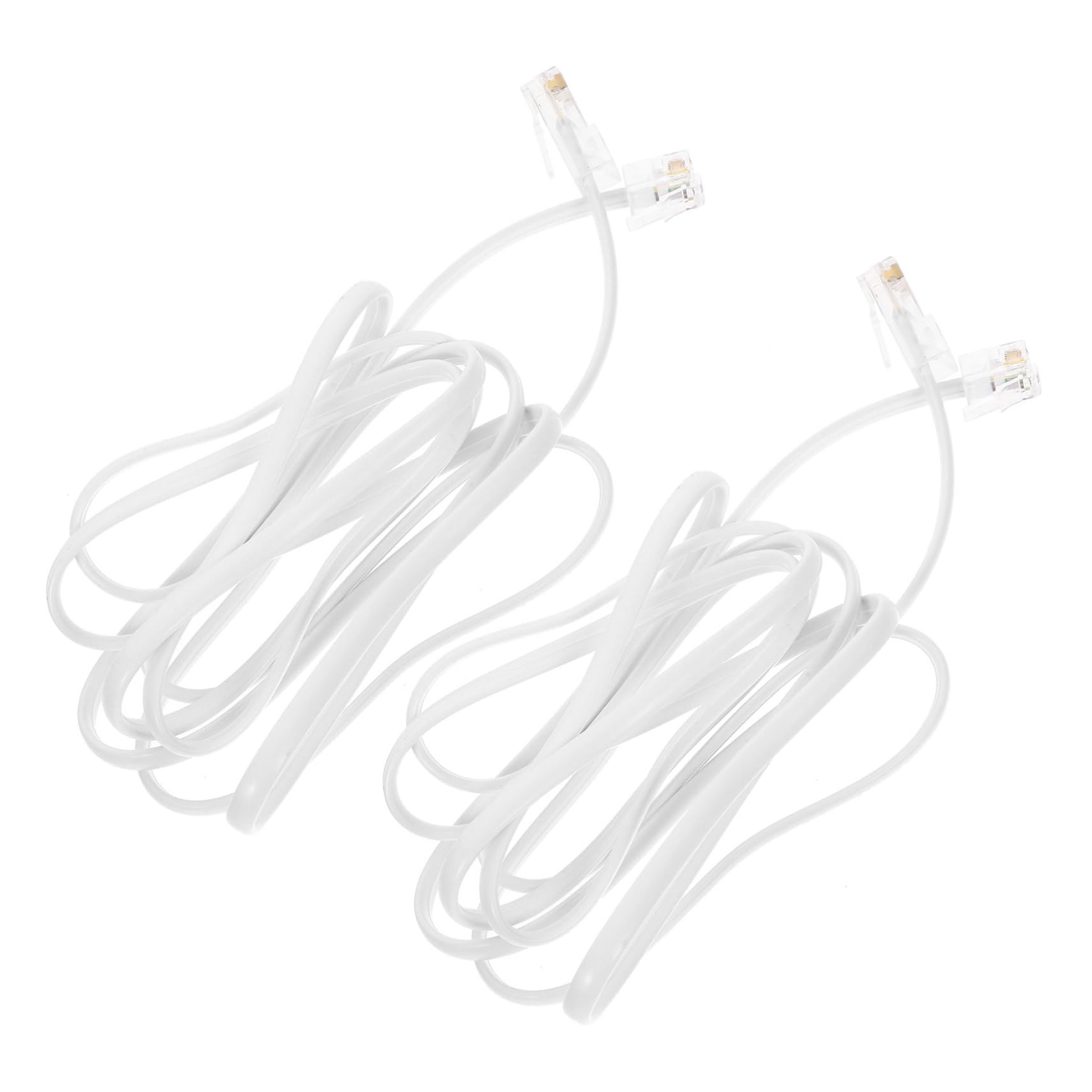 HEMOTON 4 Set Di Adattatori Rj11 Di Qualità Cavo Telefonico A Ethernet Connettore Facile Da Usare 2 Pezzi * 4