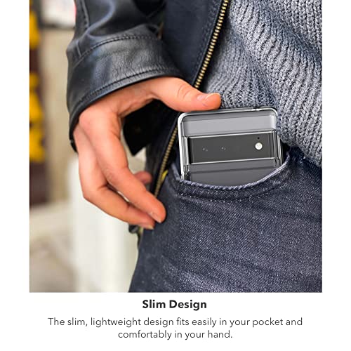 Image of ZAGG Gear4 Crystal Palace Clear Case with Advanced Impact Protection [ Approved by D3O ], Slim, Tough Design for Google Pixel 6a - Clear