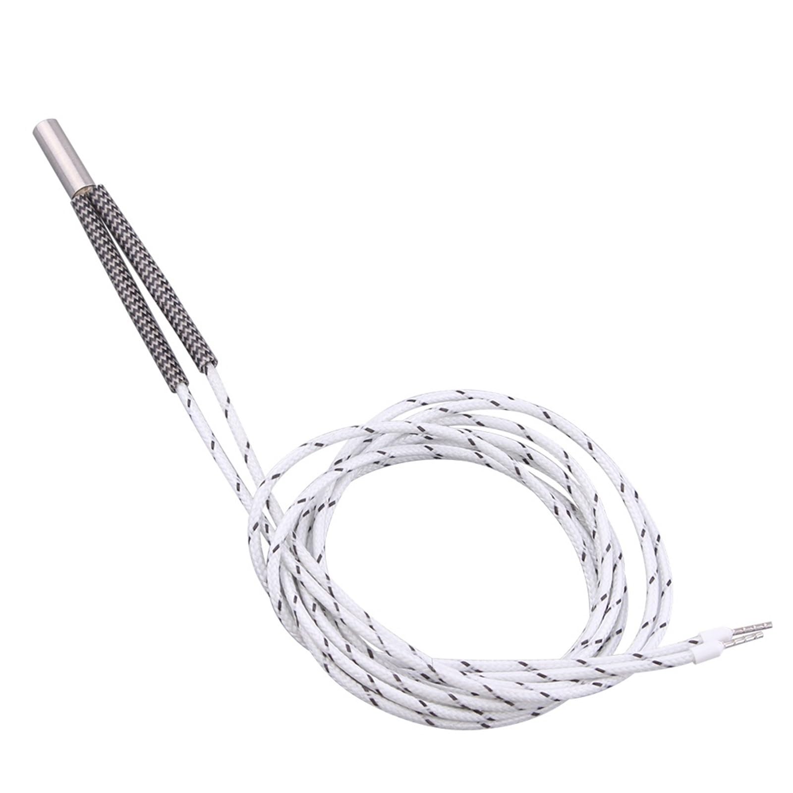 Grzejnik kasetowy 12 V do drukarki 3D, cylindryczny grzejnik prętowy, rurowy element grzewczy, 24 V, 40 W/60 W, 6 x 20 cm, kabel Reprap (5 szt., 24 V 40 W)