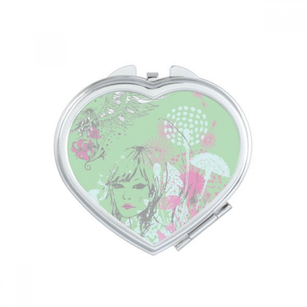 Miroir de maquillage compact à offrir en cadeau de naissance mignon
