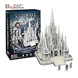 Edad recomandada: 10+ CubicFun - Puzzle 3D - Warcraft Stormwind Castle - Castillo en 3D para ser montado - 301 Piezas - DS0942H
