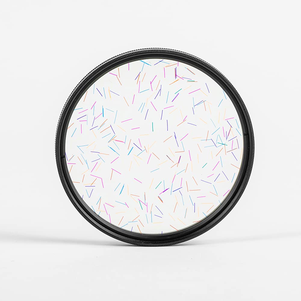 77mm Star Filter, Colorful Drawing Mirror Star Ray Mirror Widescreen Film Special Effects Filter Micro SLR Camera Accessories