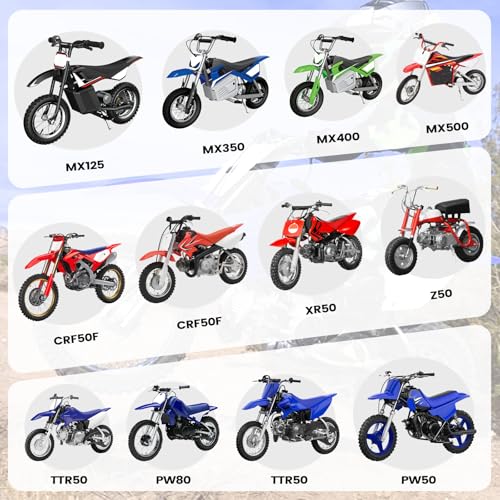 Image of Dirt Pit Bike Training Wheels Adjustable Universal for CRF50 TTR 50 110 90 PW50 MX350 MX125 MX400 MX500 XR50 CRF125F SYX 50cc-125cc SX 50 Mini Bike Motorcycle