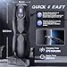 EINSEO Male Masturbator - Male Sex Toys for Men with 5 Suction & 9 Vibration Modes, Transparent 3D Sleeve, LCD Display, APP Control, Detachable Pocket Pussy Adult Toys Bath Item