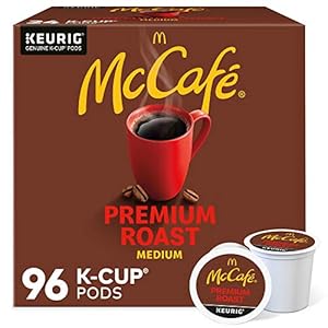 McCafe Premium Roast Coffee, Keurig Single Serve K-Cup Pods, Medium Roast, 96 Count