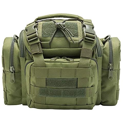 Carp Sea Fly Fishing Tackle Bag Pack Carryall Waist Shoulder Bag Waterproof Hunting Cycle Outdoor Bag Green Cover