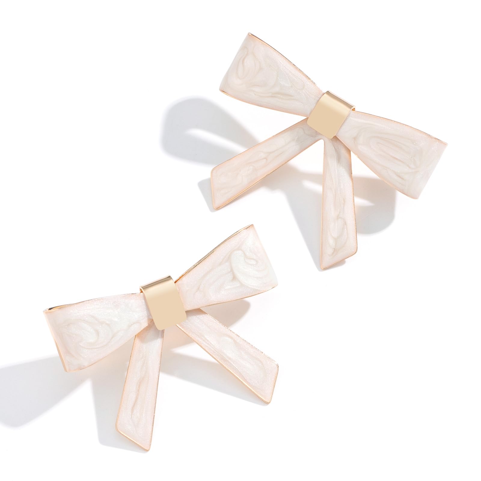 Bow Earrings for Women - Cute Ribbon Stud Earrings, Coquette Earrings