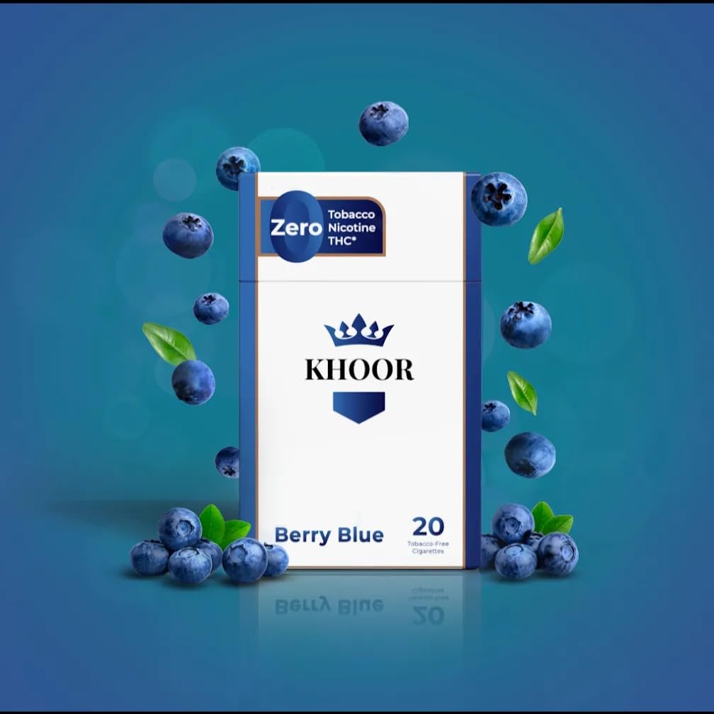 berry flavour cigarette Amazon.com: KHOOR Berry Blue Herbal Cigarette Carton - Nicotine Free,  Tobacco Free Option for Smokers Seeking a Smoother Cigarette Alternative