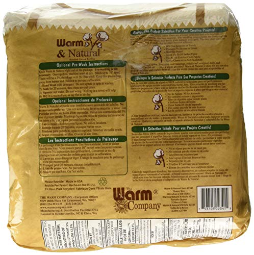 The Warm Company 2341 Warm Company Warm Company Warm & Natural Cotton Batting Queen Size 90 Inchx108 Inch 2341 thumb #1