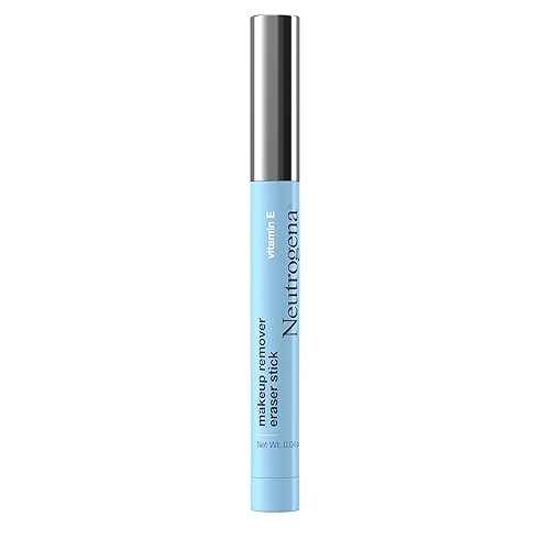 Neutrogena Makeup Remover Eraser Stick with Vitamin E, Easy-to Use & Travel-Friendly Makeup Removing Gel Pen for On-the-Go Touch-Ups of Stray or Smudged Eyeliner, Lipstick, & More, 0.04 oz (Pack of 2)(BLUE,0.04 Ounce (Pack of 2))