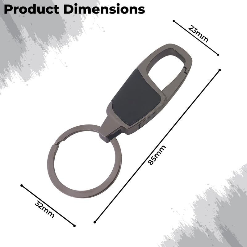Image of Kraptick Keychain - Unisex Stainless Steel Key Holder for Bike, Car, Scooter & Home Compact Durable Rust-Resistant Keyring for Travel, Office & Daily Use-VV