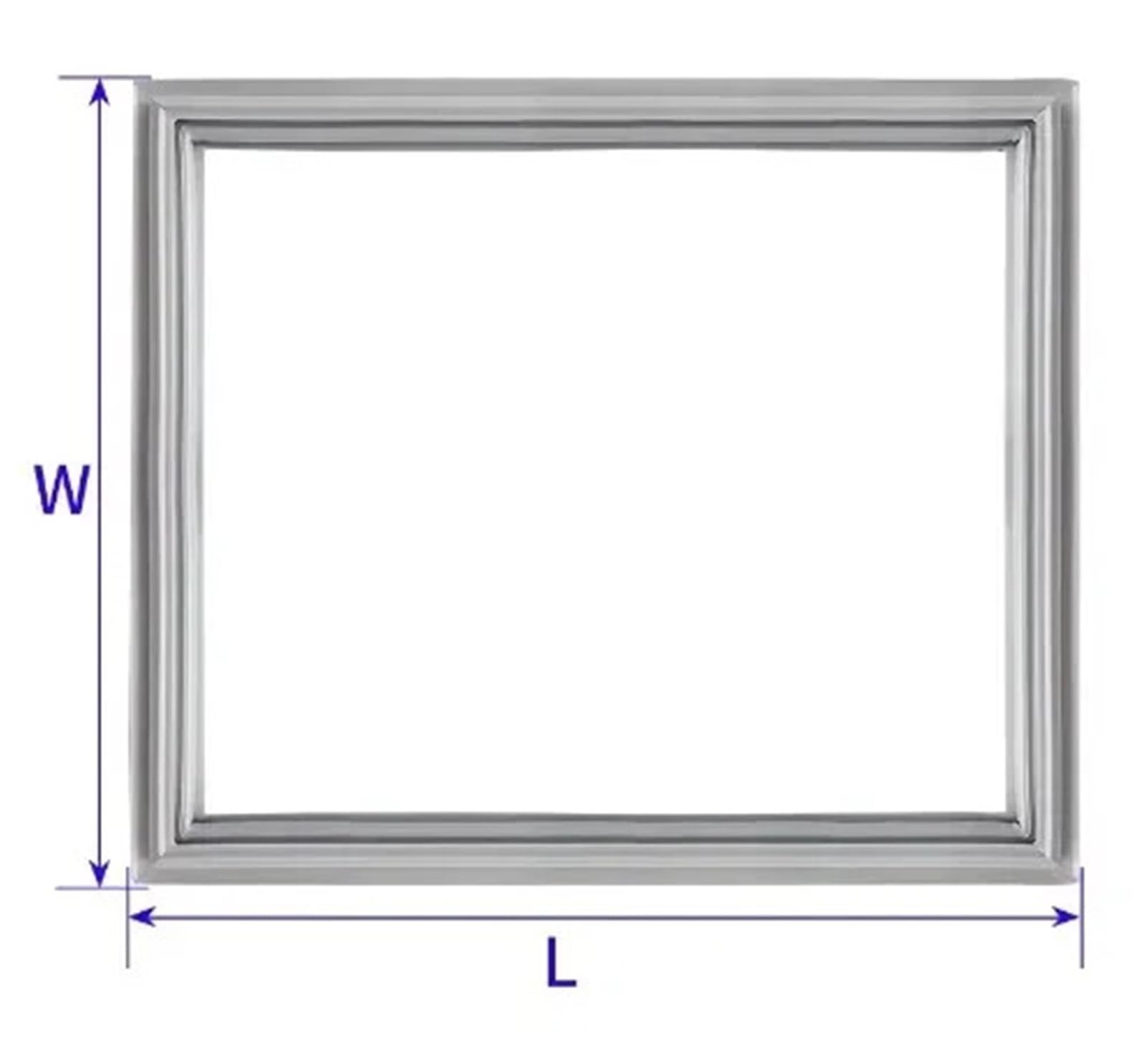 8 M Universal-Kühlschrank-Türdichtungsstreifen, Schneidbare Magnetische Kühlschrank-Türdichtung, Gummi-Dichtungsstreifen, Auslaufsichere Kaltluftdichtung For Kühl- Und Gefrierschränke