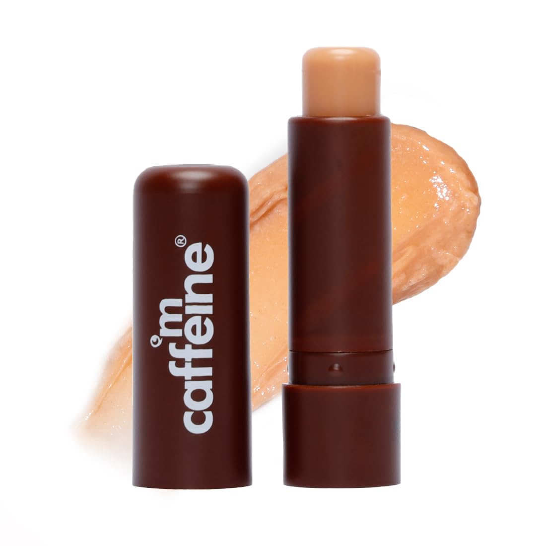 McAffeine Choco Lip Balm With SPF 20+ for Dry & Chapped Lips | 24 Hour Moisturization With Sun Protection | Cocoa Butter & Caffeine for Women and Men, 1 Count, Beige
