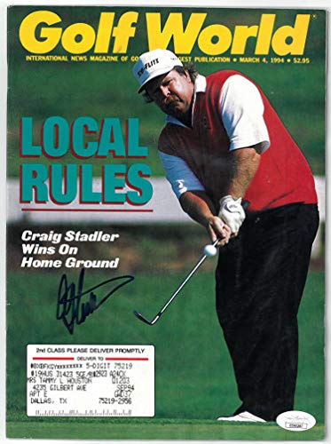 Athlon Sports CTBL-027255 Craig Stadler Signed Golf World Full Magazine 3-4-1994 Magazine Wear - JSA No.EE60287 - Buick Invitational